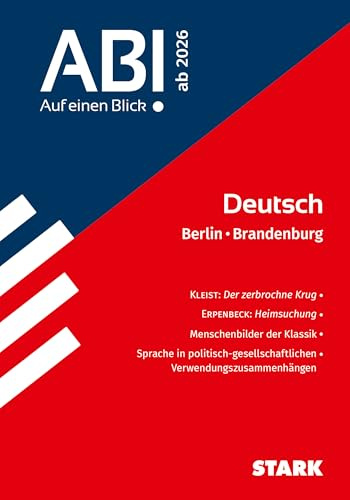 STARK Deutsch - Abi - Auf einen Blick! 2026 Berlin/Brandenburg (Skripte / Abi - Auf einen Blick!)