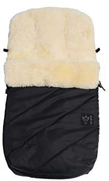 Kaiser Lammfell Fußsack PAAT schwarz Lammfell Medizin