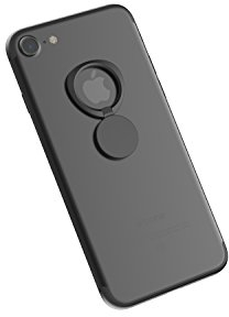 Kronya® | Portamonitor per smartphone ruotabile a 360 ° | Car Finger Fitness Holder Mount Cellulare Anello Ring Holder Supporto sportivo Apple iPhone iPad 7 8 10 X Samsung Galaxy S8 2 (Nero)