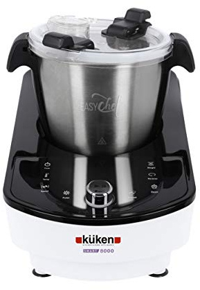 KUKEN Robot DE Cocina Ecoiluminaled Inteligente MULTIFUNCIÓN con VAPORERA EASYCHEF Smart 8000