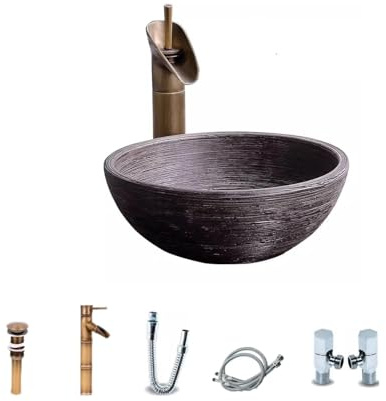 Lavandino in Stile Cinese, retrò, Piccolo Appartamento, lavabo Rotondo, personalità Creativa, Dimensioni casa, lavello da appoggio, Un Colore - A (Un Colore - B)