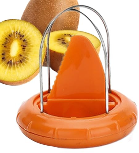 Kiwi Éplucheur de fruits – Outil de cuisine de 7 x 7 cm | Outil de creusement de fruits, machine à éplucher manuelle, multifonction, pratique, passe au lave-vaisselle pour la maison, le restaurant