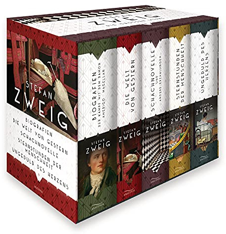 Stefan Zweig, Die großen Werke (Biografien: Der Kampf mit dem Dämön/Amerigo/Magellan - Die Welt von gestern - Schachnovelle und andere Erzählungen - ... Der Kampf mit dem Dämon. Magellan. Amerigo