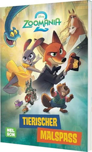 Disney Kreative Beschäftigung: Zoomania 2: Tierischer Malspaß: Mehr als 60 Ausmalbilder aus dem neuen Disney-Hit ab 3 Jahren