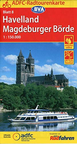 ADFC-Radtourenkarte 8 Havelland Magdeburger Börde 1:150.000, reiß- und wetterfest, GPS-Tracks Download: reiß- und wetterfest, GPS-Tracks Download. ... (ADFC) (ADFC-Radtourenkarte 1:150.000)