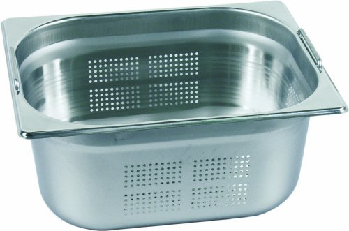 Gastronormbehäter GN 1/1 gelocht mit Fallgriffen 65 mm Tiefe / 9,0 Liter Inhalt