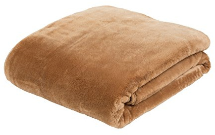 Gözze - Premium Cashmere-Feeling Wohn- und Kuscheldecke, 500 g/m², 130 x 170 cm - Sand, Offwhite
