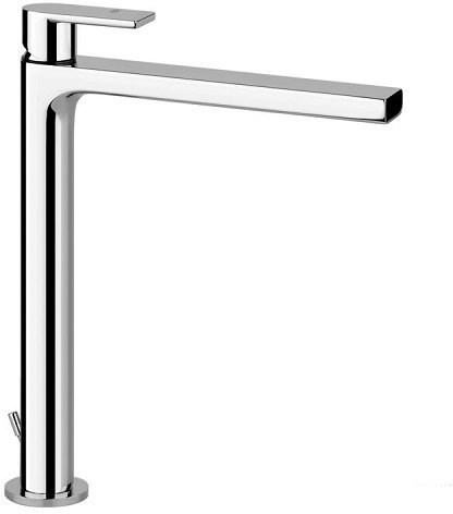 Gessi Emporio Via Manzoni ßKO miscelatore monocomando per lavabo, versione alta, con scarico 1 1/4, sporgenza 212 mm, 38604; colorazione: cromo