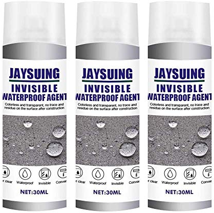 ISAKEN 3 Pezzi Spray Adesivo Super Forte Impermeabile, 30ml Spray Riparatore Anti-perdite Per Pareti Interne, per Crepe/Finestre/Bagno