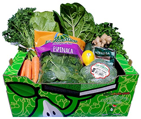 Cesta de verduras plan DETOX, 6 kilos, Fruta fresca a domicilio - Vivelafruta.com
