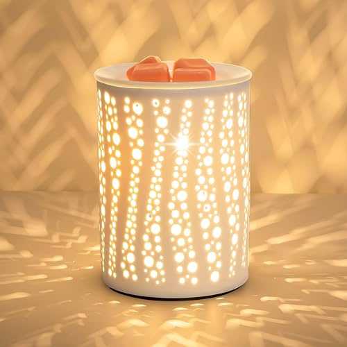 PALANCHY Light Up Wax Melt Burner Electric, Ceramic Oil Burner Starry Night