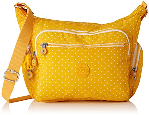 Kipling Damen Gabbie Umh ngetaschen, Soft Dot Gelb, Einheitsgröße EU