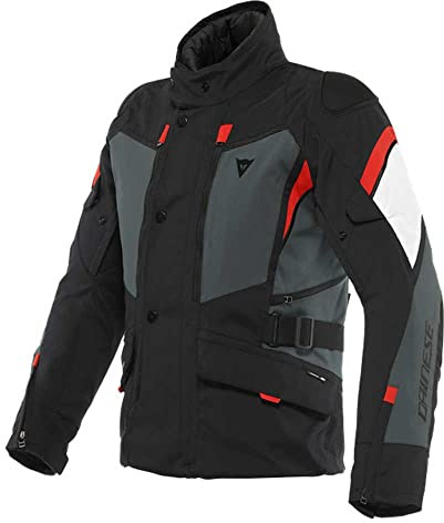 Dainese Carve Master 3 Gore-Tex Motorrad Textiljacke, schwarz/grau/rot, 52