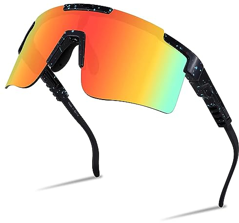 FEISEDY Sport Sonnenbrille Herren Fahrradbrille für Damen Sportbrille UV400 Schutz Radsportbrillen für Outdooraktivitäten B2837