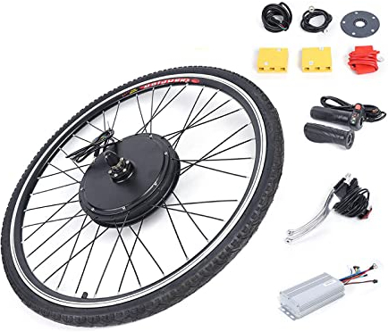 SanBouSi 28 Zoll Ebike Umbausatz 36V 500W Vorderrad Fahrrad-Umbausatz Conversion Kit Elektrofahrrad Motor