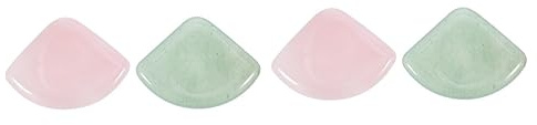 SOLUSTRE 2sätze Fanshaped Gua Sha Massage Tools Für Körper Und Gesichtsmassage Für Muskelentspannung Und Schmerzlinderung Verschiedenen Farben