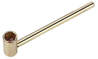 VICASKY Halsstabschlüssel Innendurchmesser Halsstab-steckschlüssel Schraubenschlüssel Gitarre Goldfarben
