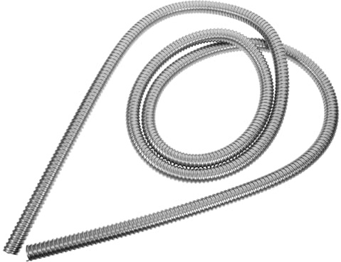 PHENOFICE Funda Protectora De Acero Inoxidable Organizador De Manguitos De Cable Manguera Roscada para Gestión De Cables Protector De Manguito para Uso Interiores De Tubo