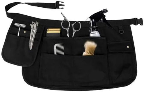 QAUUCP Halb Taille SchüRze Halbe Taillenschürze mit Mehreren Taschen, verstellbare Arbeitsschürze, Gartenarbeit, Industriewerkzeuge, Schürze, Overalls for Männer und Frauen