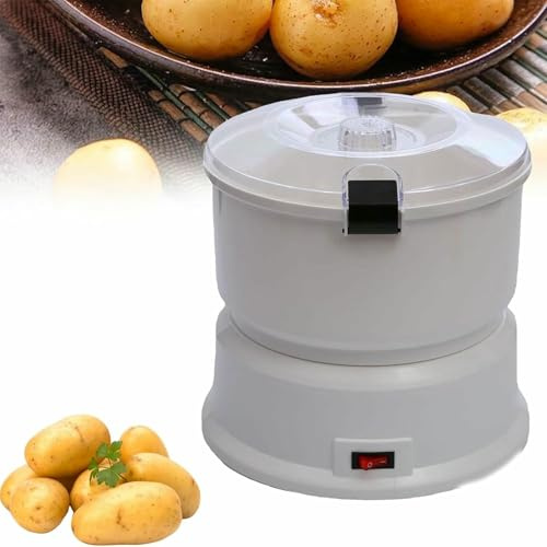 Pelapatate elettrico, sbucciapatate automatico, con blocco di sicurezza, anti-tintinnio Whiser (capacità 1 kg)/Pelado Time is about 1