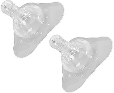 Brustwarzenschutz 2 Stück aus Silikon für Stillende | Mütter und Babys, Tragbar und Leicht zu Reinigen, Ergonomische Form für Einsatz Beim Stillen