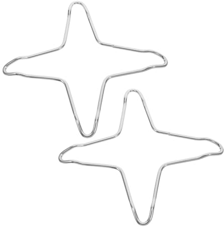 Anneau de Wok pour Plaque de Cuisson à Gaz, Support Stable 2 Pièces