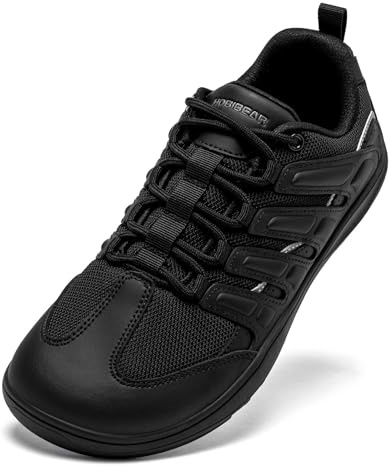 HOBIBEAR Unisex Wide Barefoot Shoes Women Men Minimalist Barefoot Shoes Outdoor Trail Running Shoes Lightweight and Comfortable