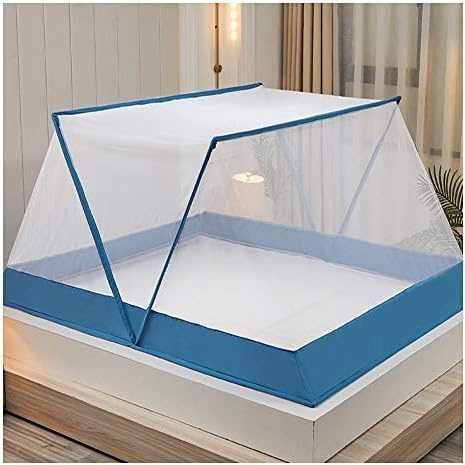 Moustiquaire Pliable sans Fond Couverture Anti-Moustique Portable Camping Facile Et Moustiquaire en Plein Air Installation Gratuite pour Lit Adulte Lit Bébé Canapé Champ, 2, 100 * 190 * 80cm