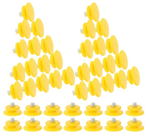 Toyvian Clavos de Hielo para Zapatos 50 Piezas de Acero Antideslizante, Crampones para Actividades al Aire Libre en Nieve y Senderismo Seguro
