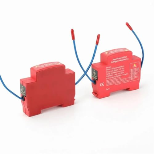 Dispositivo Automático de Extinción de Incendios por Aerosol para Panel Eléctrico, Supresión Rápida de 5 Segundos,Supresión Compacta de Incendios para Sistema de Almacenamiento (2pcs)