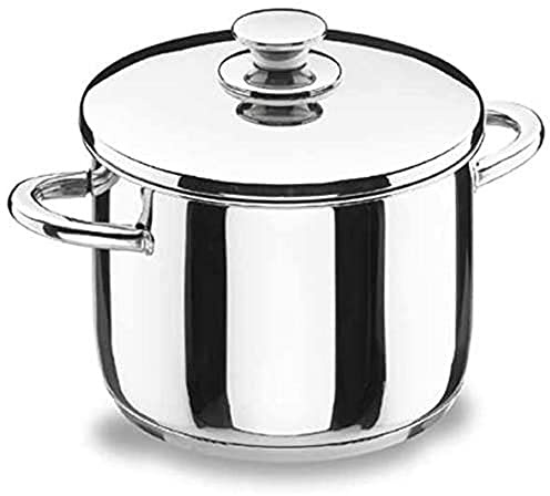 LACOR, 40116, Olla con Tapa Vitrocor, INOX, 16 cm
