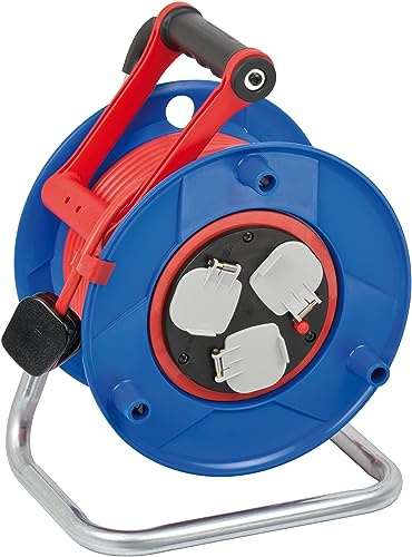 Brennenstuhl 1208863 GARANT Bretec IP44 Kabeltrommel 50 m H05VV-F 3 G1,5