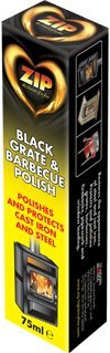 Zip Traditional Grate Polish Black 75g