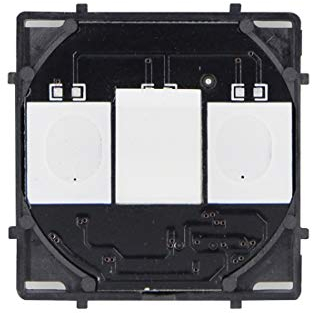 BSEED Dimmer Functional Key Switch 1 Gang 2 Way Touch Wall Light Switch with LED Baselight