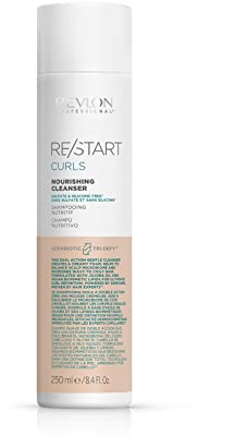 REVLON PROFESSIONAL RE/START Curls Nourishing Cleanser, Detergente Delicato per Capelli, Shampoo per Capelli Ricci Senza Solfati, Definizione Ricci– 250 ml
