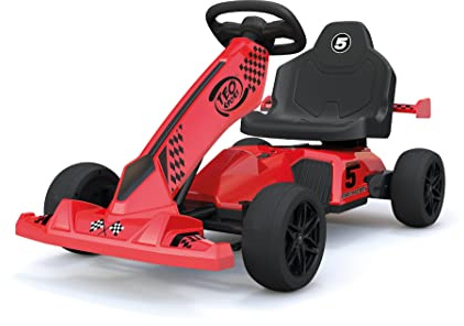 Teorema Giocattoli 67363, Go Kart Elettrico per bambini con Luci ed Effetti Sonori, Portata Max. 25kg, Caricabatterie e batterie incluse