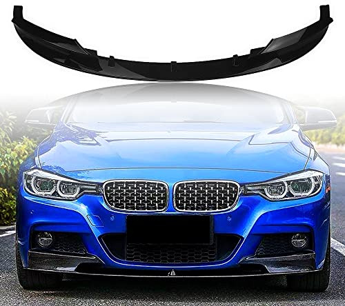 Front Spoiler Splitter For 2012 2013-2018 BMW F30 F31 3-Series M Style Glossy Black