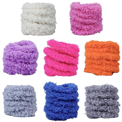 8pcs Pfeifenputzer Bunt zum Basteln, DIY Pfeifenreiniger Basteln pfeiffenputzerdraht Set, Pfeifenreiniger Bastelzubehör Dekorationen Bunt Bastelset Bendable Pipe Cleaner für DIY Projekte