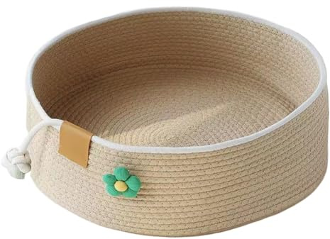 Cuccia per gatti, 40 x 40 x 15 cm, per gatti o cani di piccola taglia, per dormire, per interni, davanzale auto