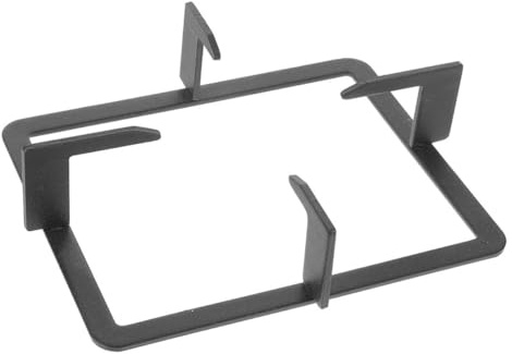 Rectangulaire Support de Cuisinière à Gaz en Fonte Noire Antidérapant | Accessoire Cuisine, Support Stable pour Casseroles, Forme Rectangulaire, Usage Domestique et Restauration