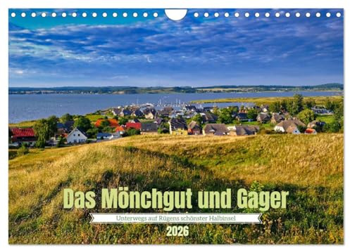 Das Mönchgut und Gager (Wandkalender 2026 DIN A4 quer), CALVENDO Monatskalender: Rügens Naturparadies & schönste Halbinsel (CALVENDO Orte)
