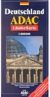 ADAC Karte, Deutschland (1 : 800.000): Mit Kennzeichnung v. Sehenswürdigkeiten, Natur- und Nationalparks sowie Touristenstraßen. Mit Ortsregister inkl. Postleitzahlen u. Reiseinformationen