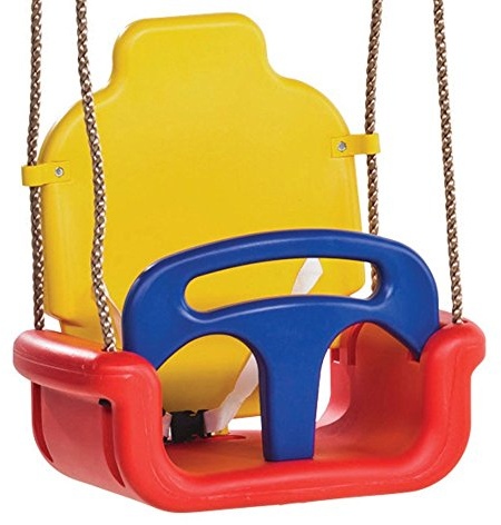 WICKEY Vielseitige 3-in-1 Babyschaukel - Kleinkindschaukel - Verstellbarer Schaukelsitz mit Sicherheit und Langlebigkeit - Spaß für kleine Abenteurer im Freien