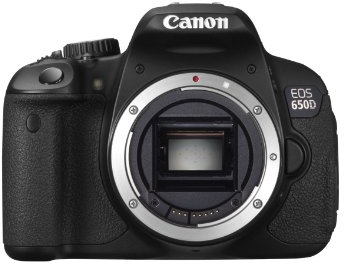 Canon EOS 650D SLR Digitalkamera (18 MP, 7,6cm (3 Zoll) Touch-Display, Full HD, nur Gehäuse) schwarz