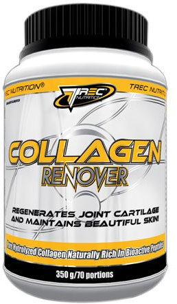 Trec Nutrition Collagen Renover 350 g Cherry -- COLLAGEN POWDER for Skin / Nails / Hair / Joints / Muscles / Tendons / Arteries