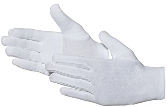 JAH Baumwollhandschuh doppellagig weiß – verstärkt & waschbar – für Kältebereich, Lager & Transport