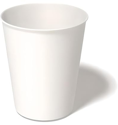 We Can Source It Ltd - 4oz Single Wall White Paper Cups - Great for Tea, Coffee, Cappuccino, Hot Drinks - Eco-Friendly Drinkware 100% Biodegradable Compostable Recyclable - 200 Pack