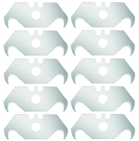 Lames de rechange pour cutter - Boîte de 10 lames crochet