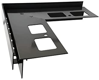 Renoplast® Aluminium Ecke 90° für Traufprofil K35 Graphit | Fertigstellung von Terrassen und Balkonen | Fliesenböden auf Klebemörtel | Wasser ablaufsysteme Winkelprofil | Korrosionsschutz