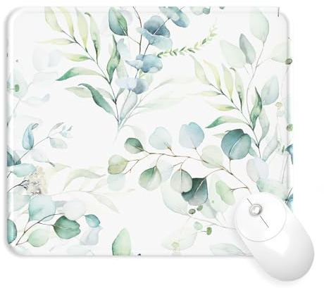 Giecy Gaming Mouse Pad, Durable Stitched Edges Mouse Mat, Lycra Surface, Non-Slip Rubber Base for PC, Laptop, Office, Gaming (Green grass)